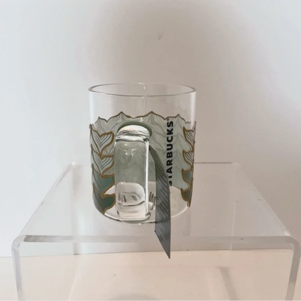 Starbucks 50th Anniversary Glass Mug New with Tags! Perfect!
